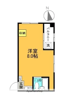 チノビル【503号室】の間取り