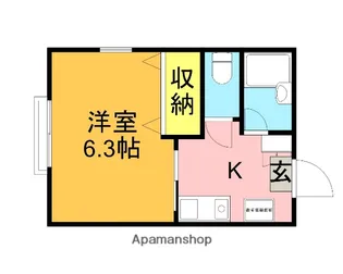 グロリアハイツ【101号室】の間取り