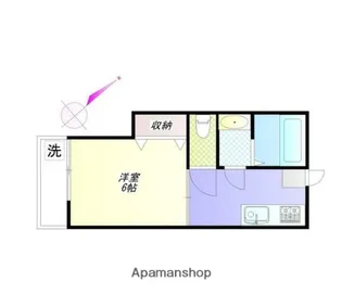 ハイツ栄連【2階】の間取り