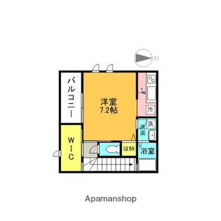 ブォーナフォルトゥーナ吉祥寺【203号室】の間取り