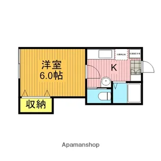 パーシモンヒルズ【2階】の間取り