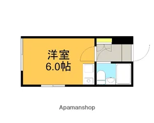 ヒルトピア【201号室】の間取り