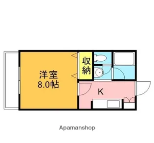 コーポセブン【2階】の間取り