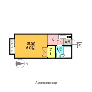 東京都国分寺市戸倉1丁目【アパート】の間取り