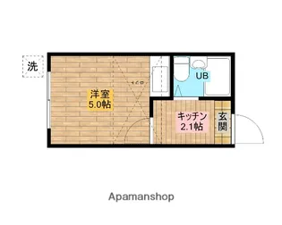 エイコウパレス【103号室】の間取り
