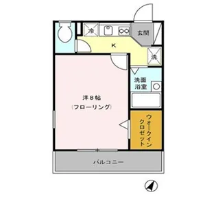 アルト・プエンテ【1階】の間取り