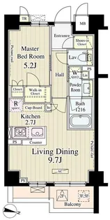 ル・シュクレ永福【4階】の間取り