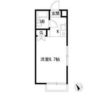 メゾン・ド・調布【1階】の間取り