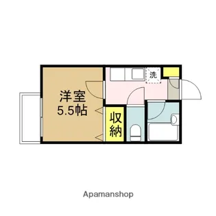 ルピナス竹森【2階】の間取り