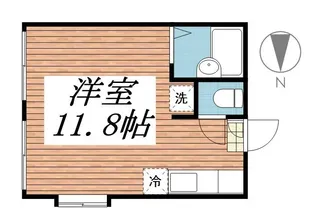 エメロードハイツ【1階】の間取り