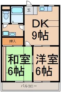 メゾン・ド・ベル【2階】の間取り