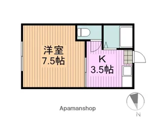 ハイムポロニア【105号室】の間取り