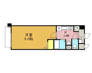 1Kの間取り画像