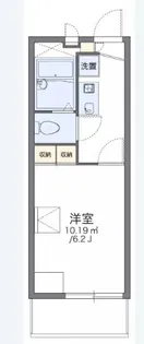 レオパレスグランパルク小柳【310号室】の間取り