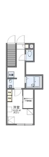 レオパレスING【1階】の間取り