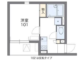 レオネクストCABIN 関町【3階】の間取り