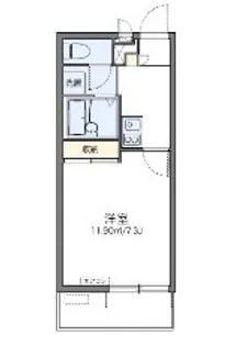 レオネクストルフェリ【4階】の間取り