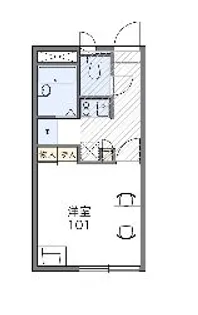 レオパレスナイスデイ【1階】の間取り