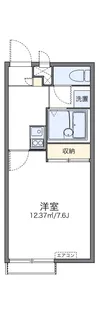 レオパレスシャトレー【2階】の間取り