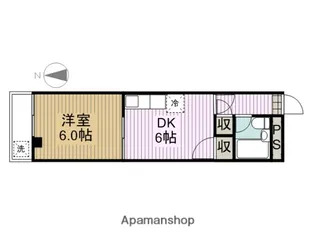 ストークハイツタケダ【201号室】の間取り