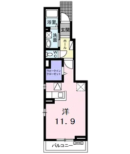 ウィル・ビー プラス【1階】の間取り