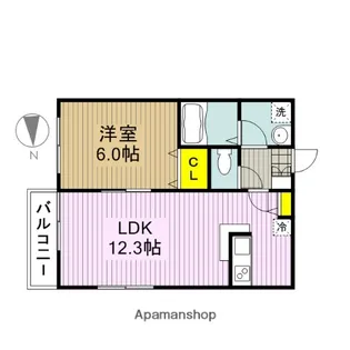 ハーモニアスみその【2階】の間取り