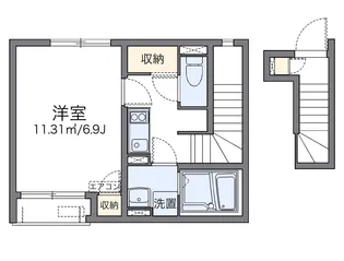 レオネクストシプレ【2階】の間取り
