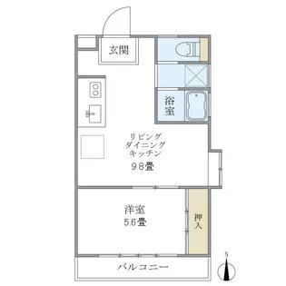 カーサグリーンプラザ【2階】の間取り