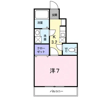 ルピナスⅠ【1階】の間取り