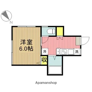 GREEN TIES 関前【1階】の間取り