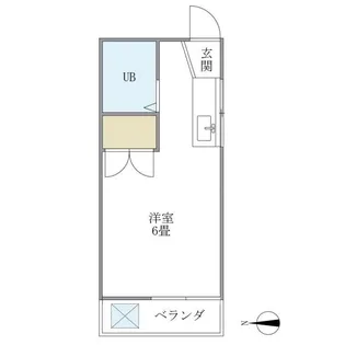 橘花荘【205号室】の間取り