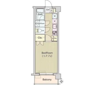 コロネット小金井緑【3階】の間取り