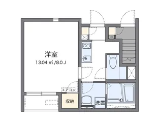 クレイノルーエ泉【1階】の間取り