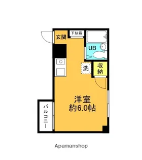 富士見ハイツⅠ【3階】の間取り