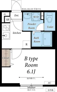 リブリ・保谷【2階】の間取り