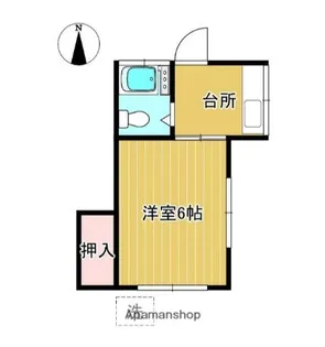 スカイハウス【101号室】の間取り