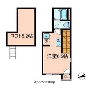 クリスタルコンフォート【2階】の間取り