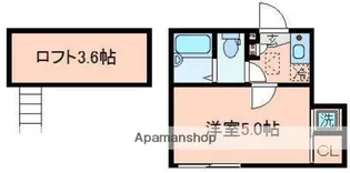 クリスタルコンフォート【1階】の間取り