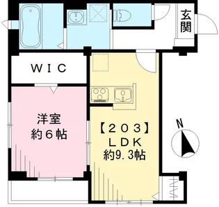 カサ・アスセーナ (BELS認証物件)【203号室号室】の間取り
