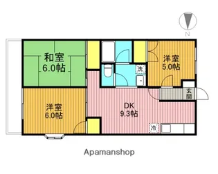 カーサエミネンス【3階】の間取り