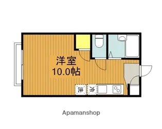 むさし野ハイツA棟【1階】の間取り