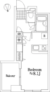 マートルコート調布コアシティ【2階】の間取り