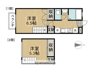 グランドールアベニュ【2階】の間取り