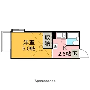 関前グリーンハイム【1階】の間取り