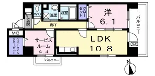 BELLA VISTA 西東京【9階】の間取り