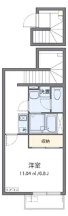 クレイノKOKO【2階】の間取り