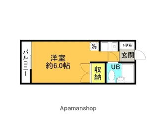 ドルフドミール【201号室】の間取り