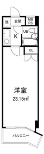 タピエスRフラット【2階】の間取り