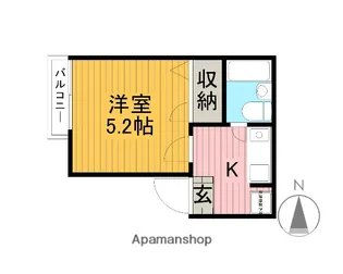 ヴィラコミネ【1階】の間取り