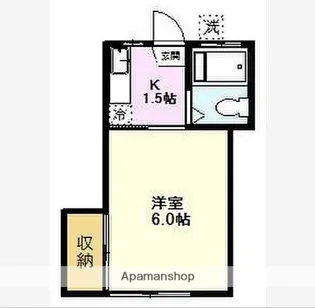 東京都小金井市貫井北町5丁目【アパート】の間取り